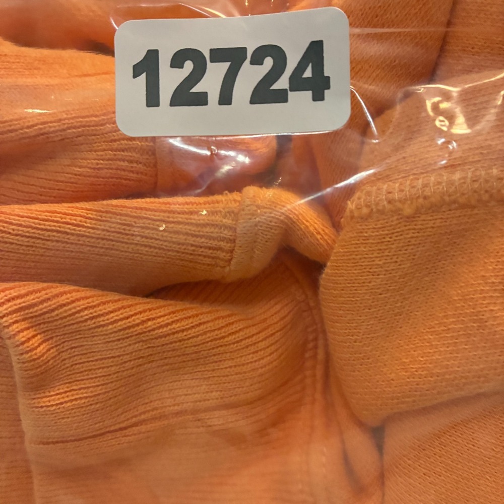 Peanuts x Marc Jacobs Franklin Sweatshirt Size S Orange Distressed Charlie RARE - Picture 13 of 13